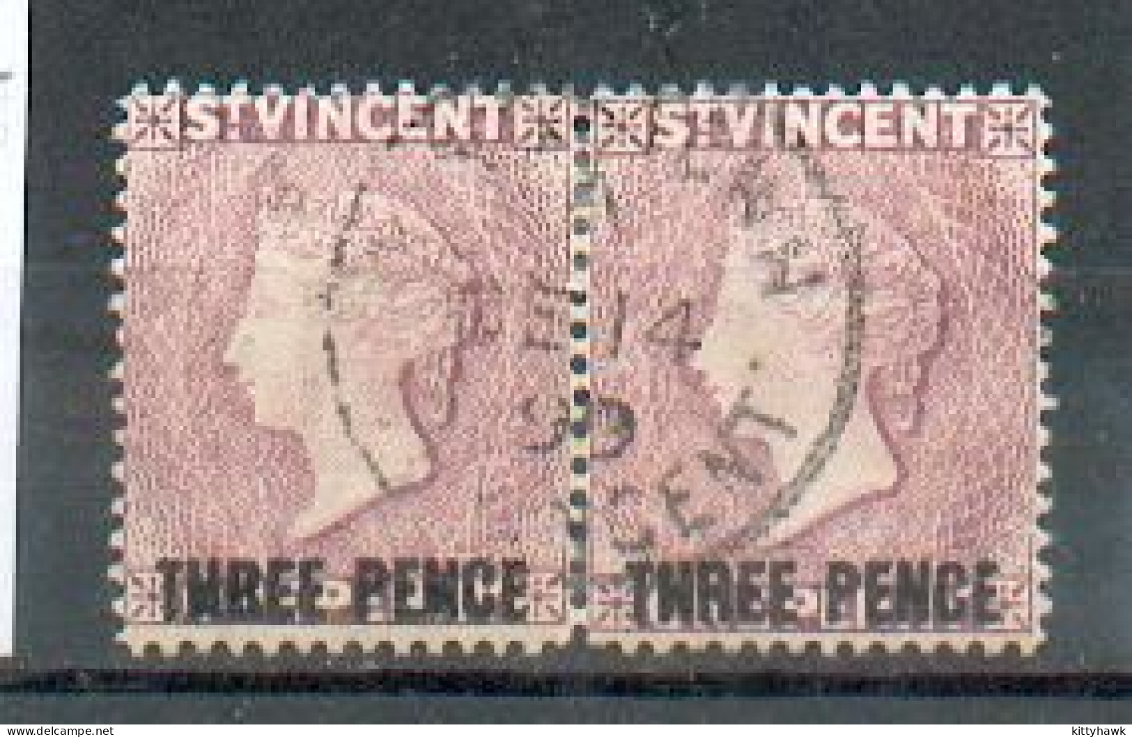 A 108 - Saint Vincent -  YT 44 (x 2) ° Obli - St.Vincent (...-1979)