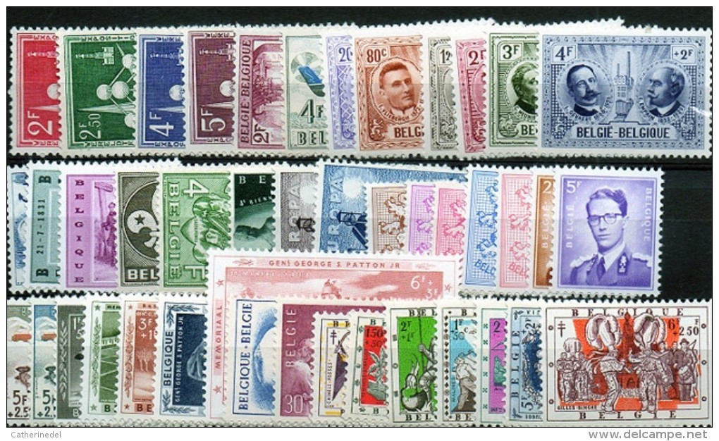 Année 1957 ** Complète (44 V + 1BL) - Full Years