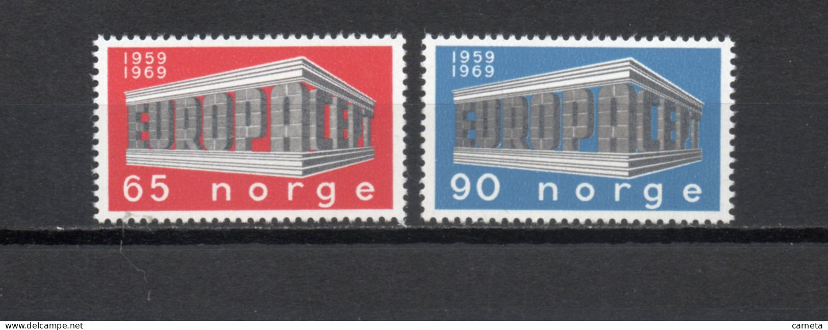 NORVEGE   N° 538 + 539   NEUFS SANS CHARNIERE   COTE  2.75€    EUROPA - Nuevos