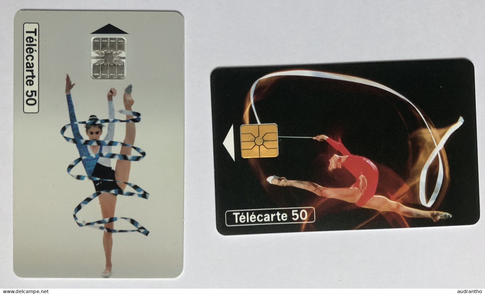 2 Télécarte Gymnastique Ruban - Paris Bercy 1994 Et 1996 - Sport