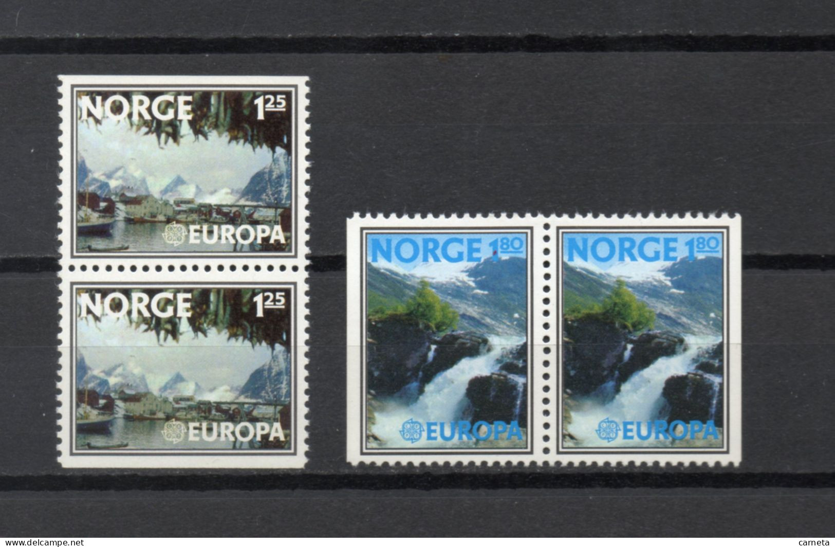 NORVEGE   N° 698a + 699a   NEUFS SANS CHARNIERE   COTE  5.50€    EUROPA - Unused Stamps