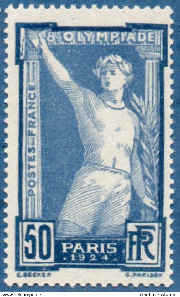 France 1924 50 C Olympic Games Paris MNH  Olympic Championship - Summer 1924: Paris