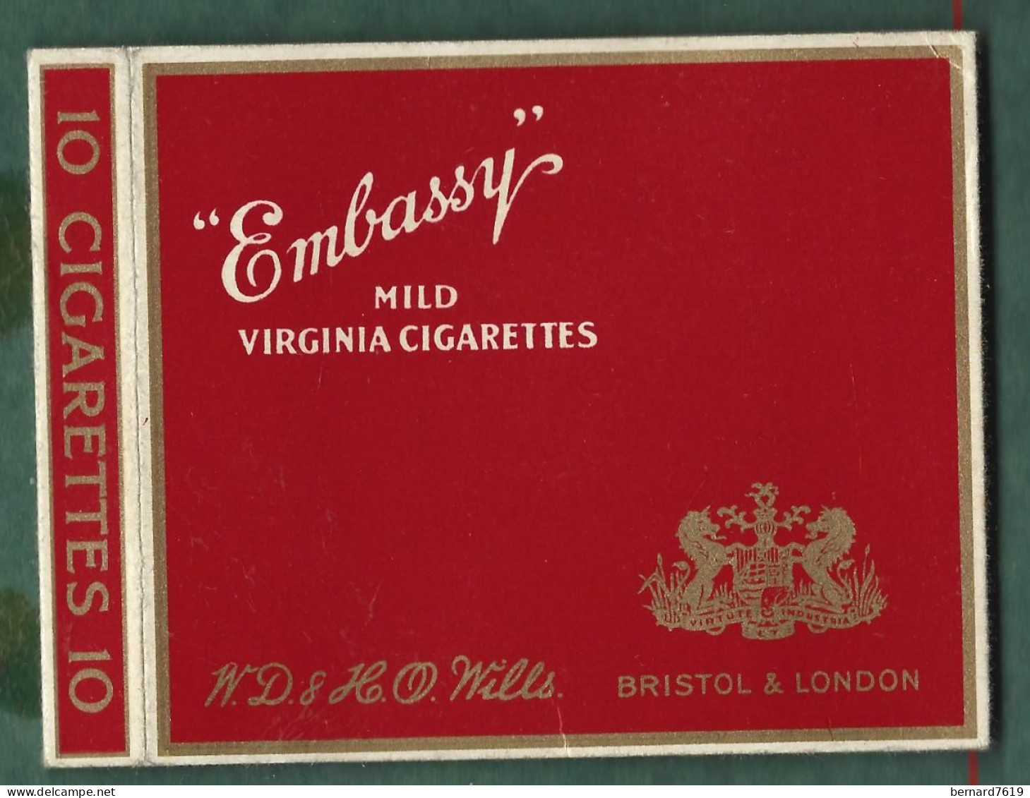 Etui Cigarettes -   Embray   10 Cigarettes Trade Mark - London - Estuches Para Cigarrillos (vacios)