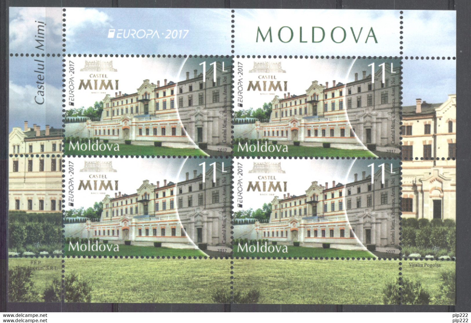 Europa CEPT 2017 Moldavia Moldova BF-S/S **/MNH VF - 2017