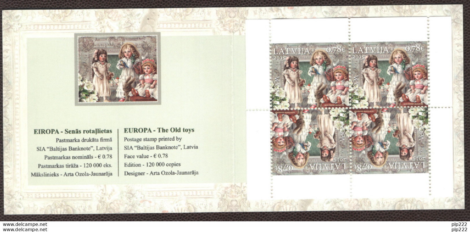 Europa CEPT 2015 Lettonia Latvija Libretto/Booklet **/MNH VF - 2015