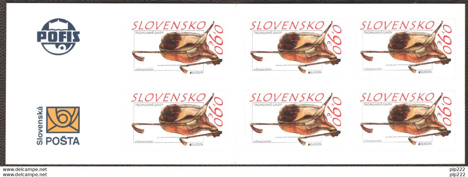 Europa CEPT 2014 Slovacchia Slovensko Libretto/Booklet **/MNH VF - 2014