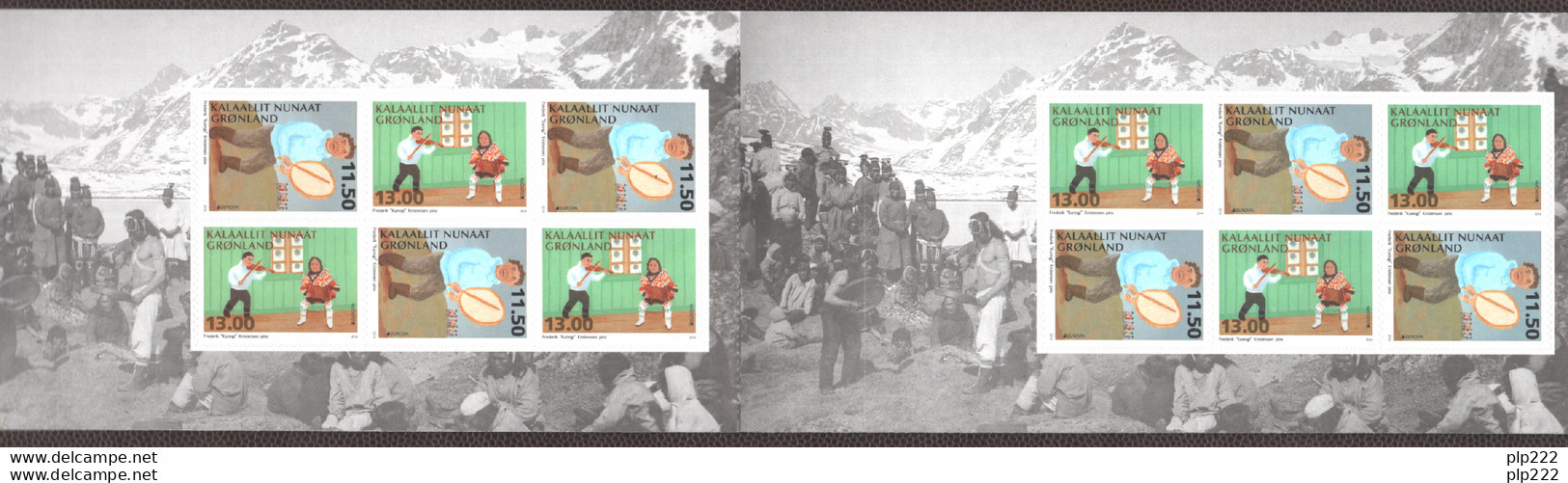 Europa CEPT 2014 Groenlandia Greenland Gronland Libretto/Booklet **/MNH VF - 2014