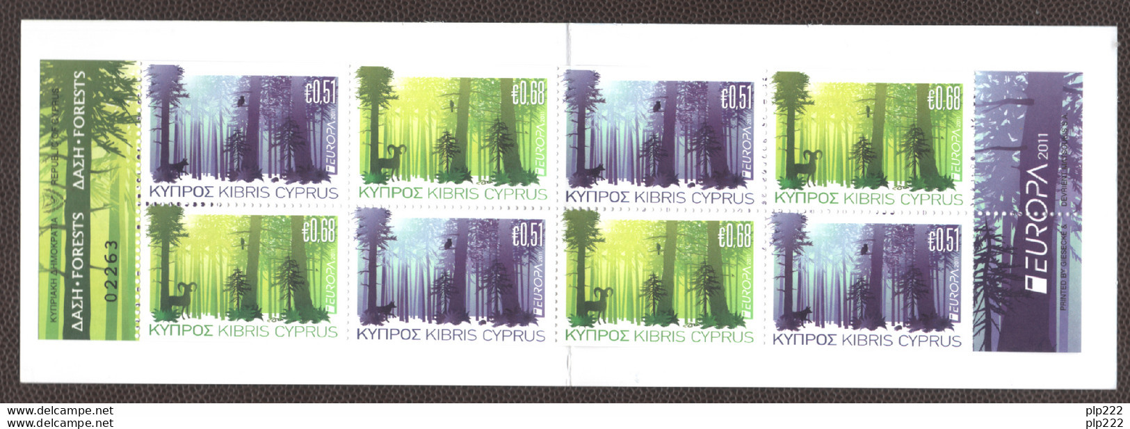 Europa CEPT 2011 Cipro Cyprus Kibris Libretto/Booklet **/MNH VF - 2011