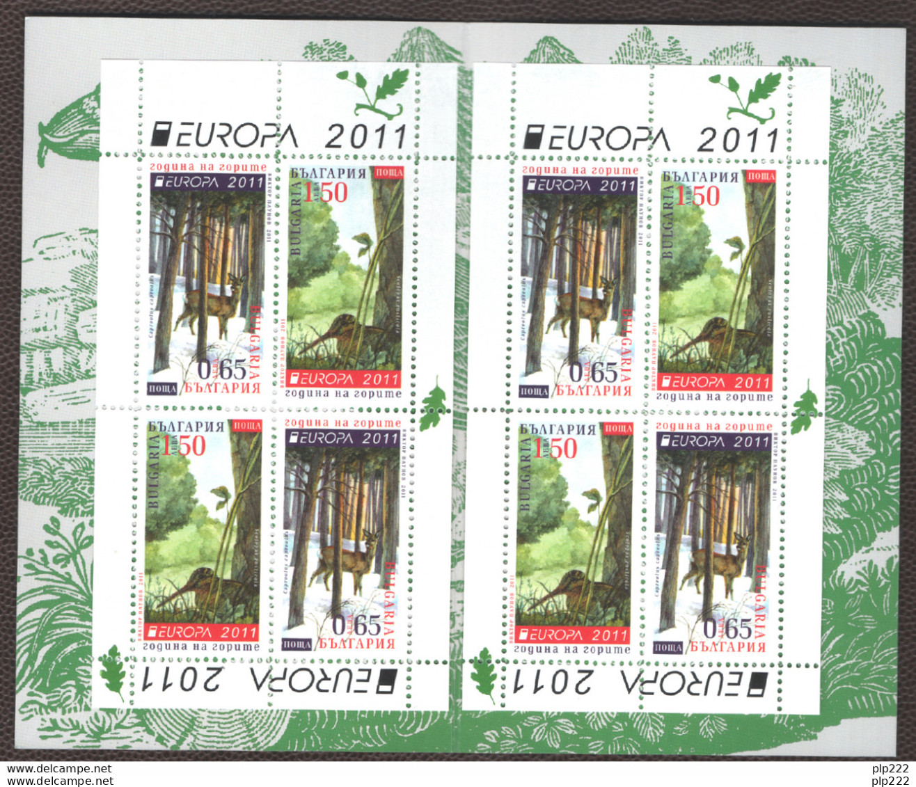 Europa CEPT 2011 Bulgaria Libretto/Booklet **/MNH VF - 2011