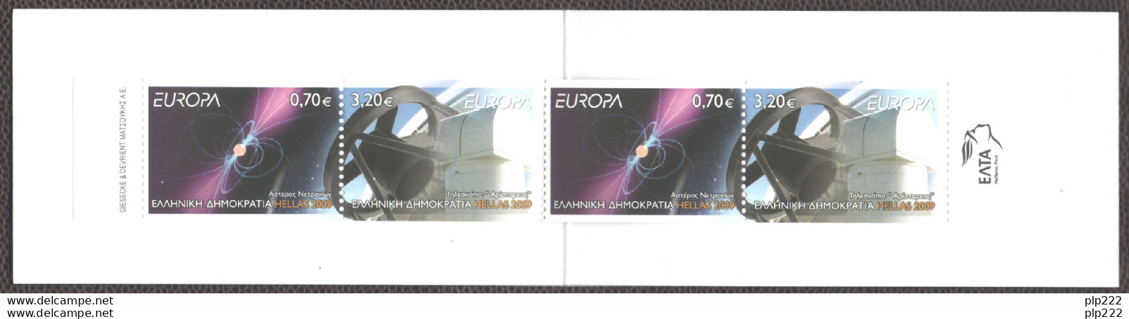 Europa CEPT 2009 Grecia Greece Griecheland Libretto/Booklet **/MNH VF - 2009