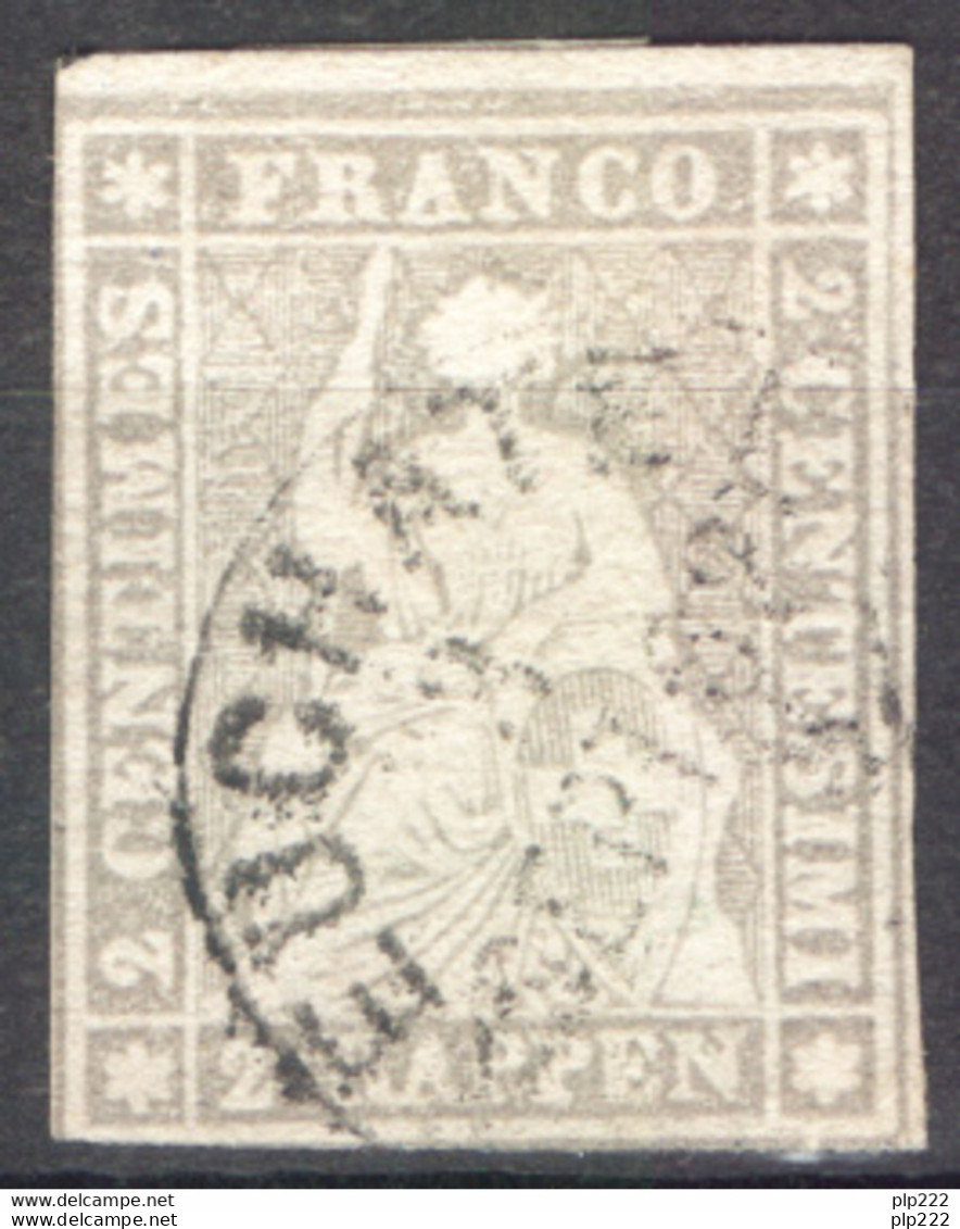 Svizzera 1854 Unif.25 O/Used VF/F - Gebraucht