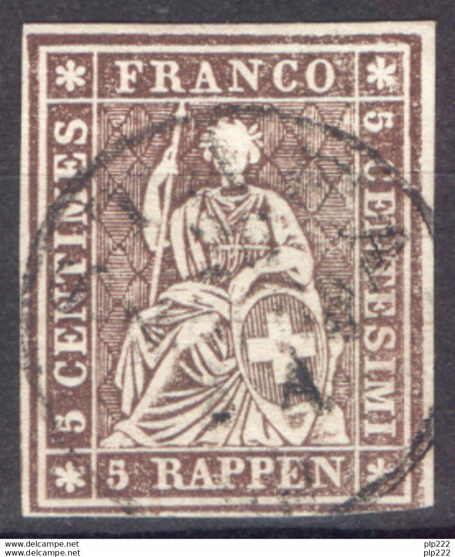 Svizzera 1854 Unif.26 O/Used VF/F - Used Stamps