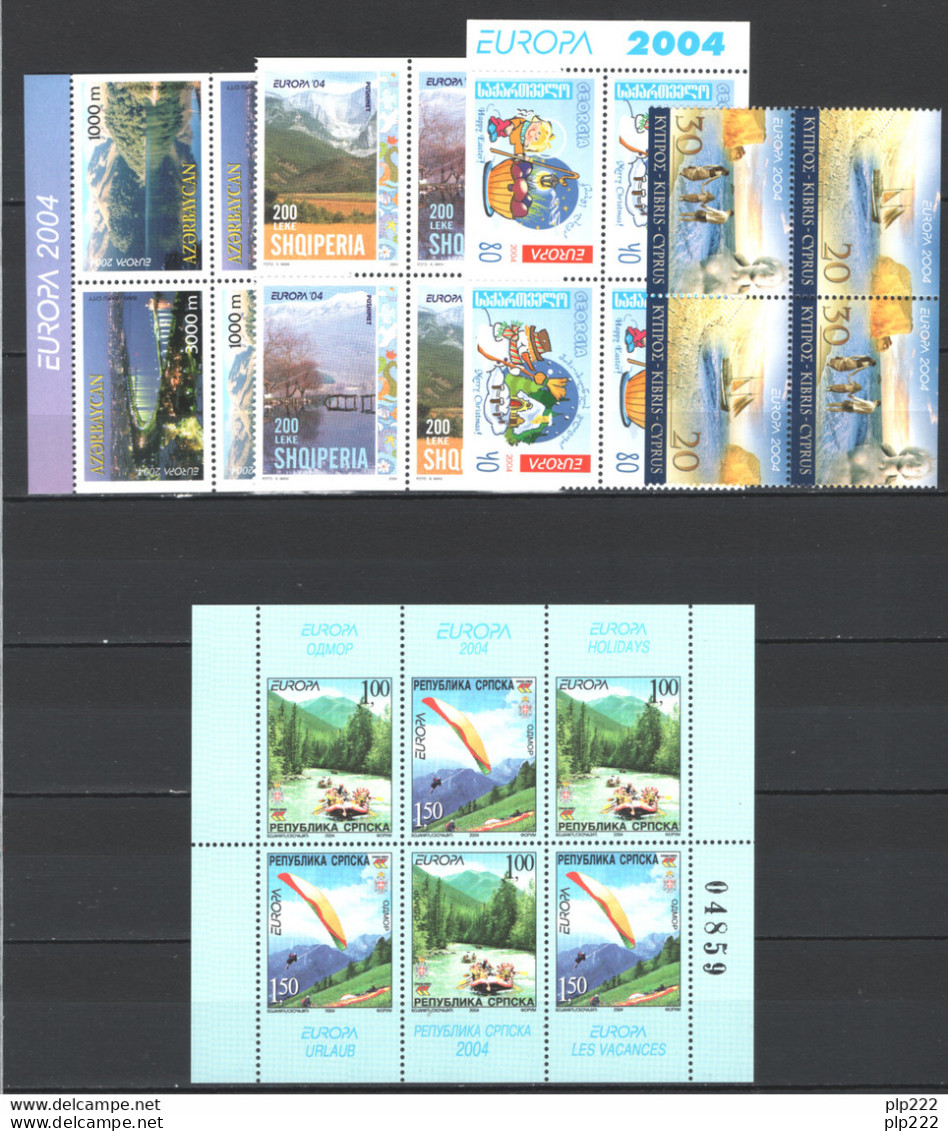 Europa CEPT 2004 Annata Completa / Complete Year Set **/MNH VF - Komplette Jahrgänge