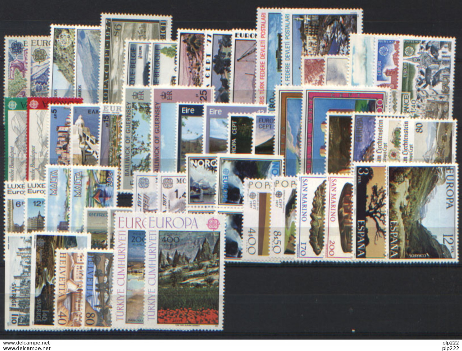 Europa CEPT 1977 Annata Completa / Complete Year Set **/MNH VF - Full Years