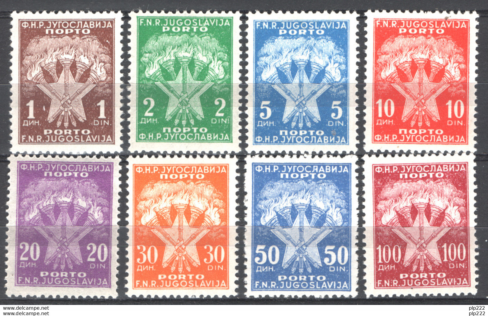 Jugoslavia 1951 Segnatasse Unif.114/21 MNH/** VF - Impuestos