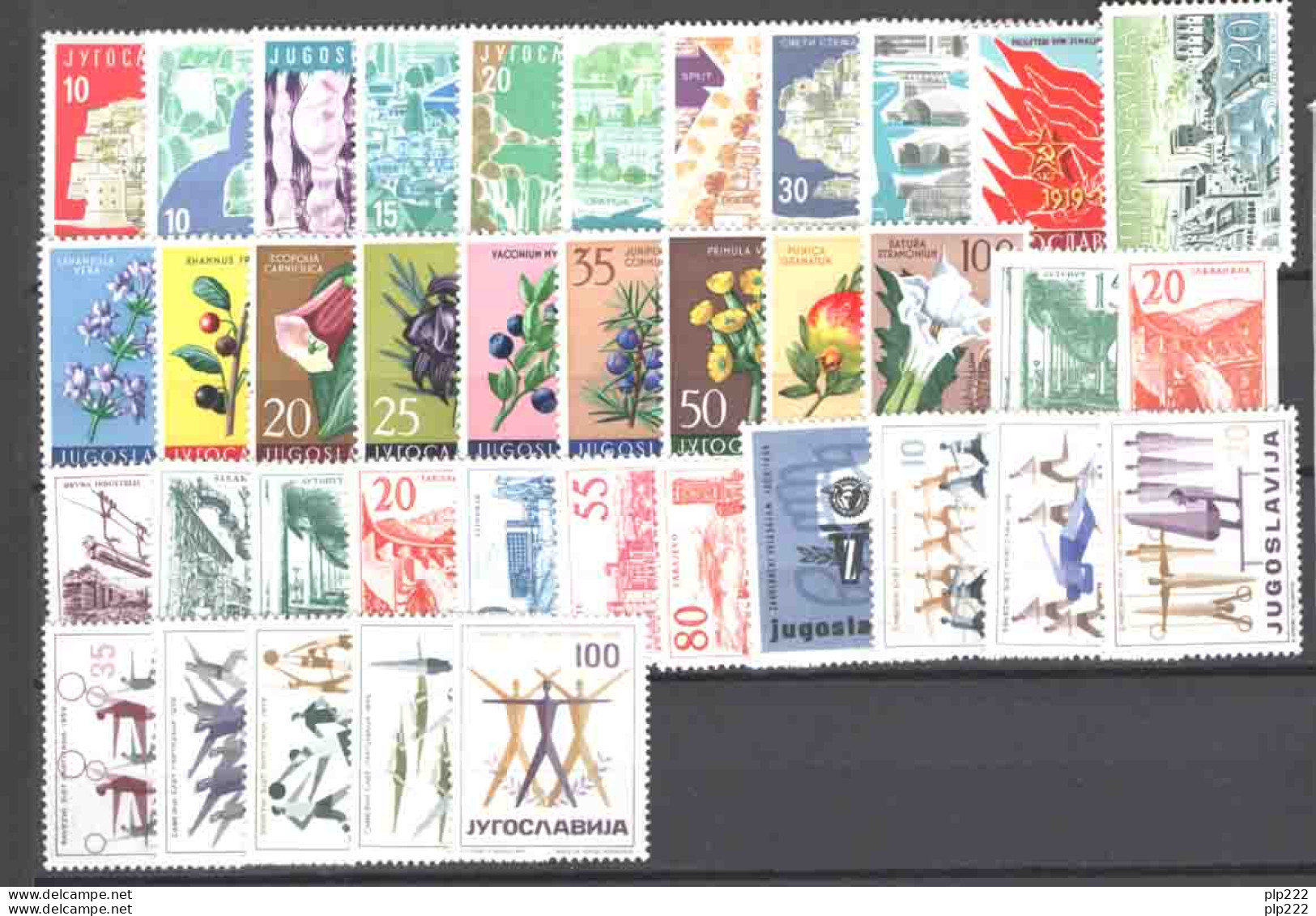 Jugoslavia 1959 Annata Completa / Complete Year Set **/MNH VF/F - Komplette Jahrgänge