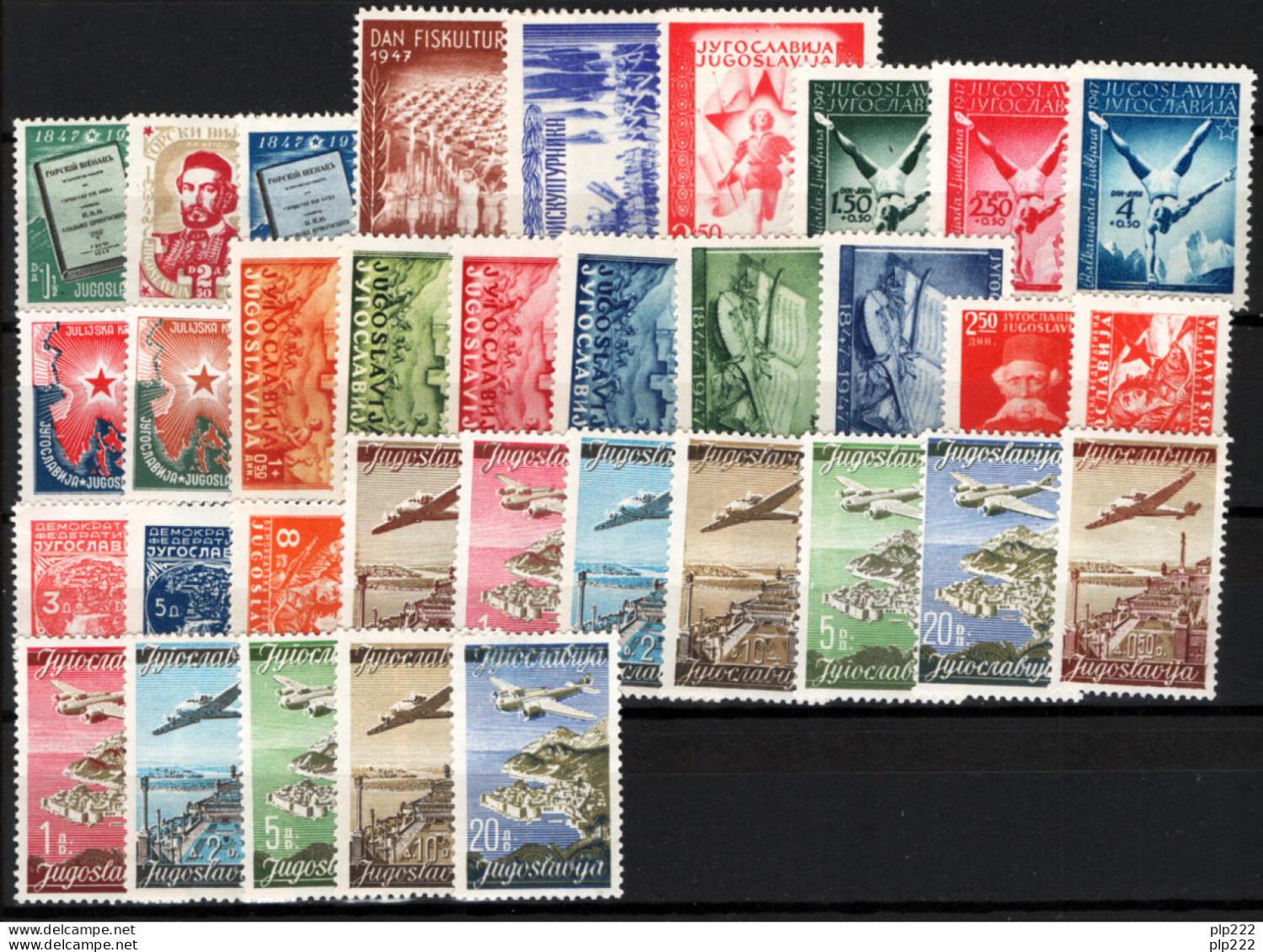 Jugoslavia 1947 Annata Completa / Complete Year Set **/MNH VF/F - Volledig Jaar