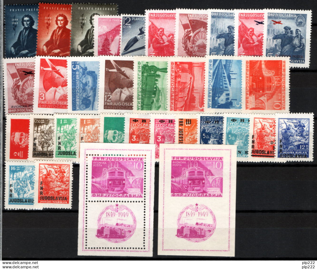 Jugoslavia 1949 Annata Completa / Complete Year Set **/MNH VF/F - Volledig Jaar