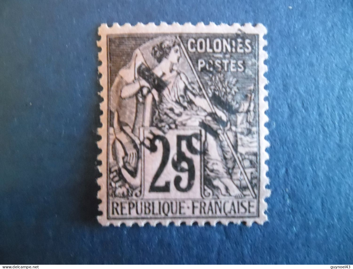 SPM 1891-92 Y/T 37  " Colonies Françaises"  Neuf Avec Charnière - Cote 22,00 - Neufs