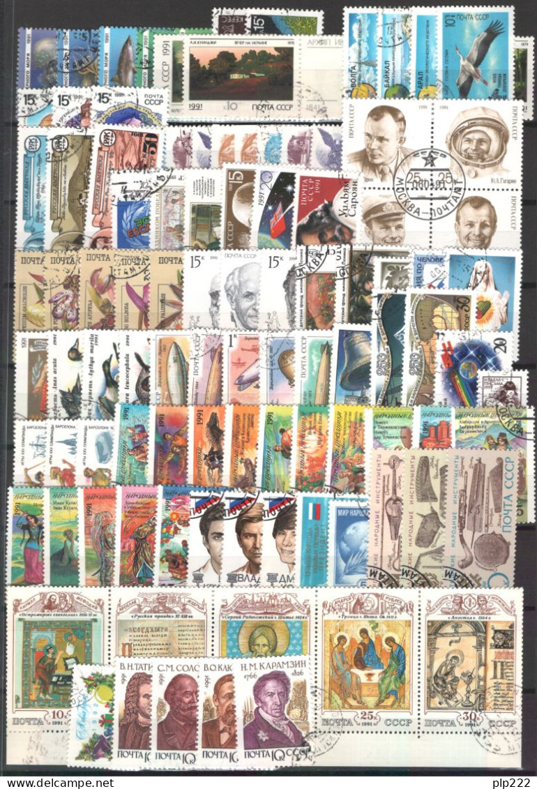 Russia 1991 Annata Completa / Complete Year Set O/Used VF/F - Annate Complete