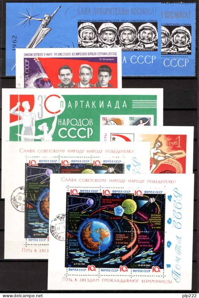 Russia 1961/69 Collezione quasi completa 1300 val / Almost complete Collection 1300 val  Usati/Used VF/F