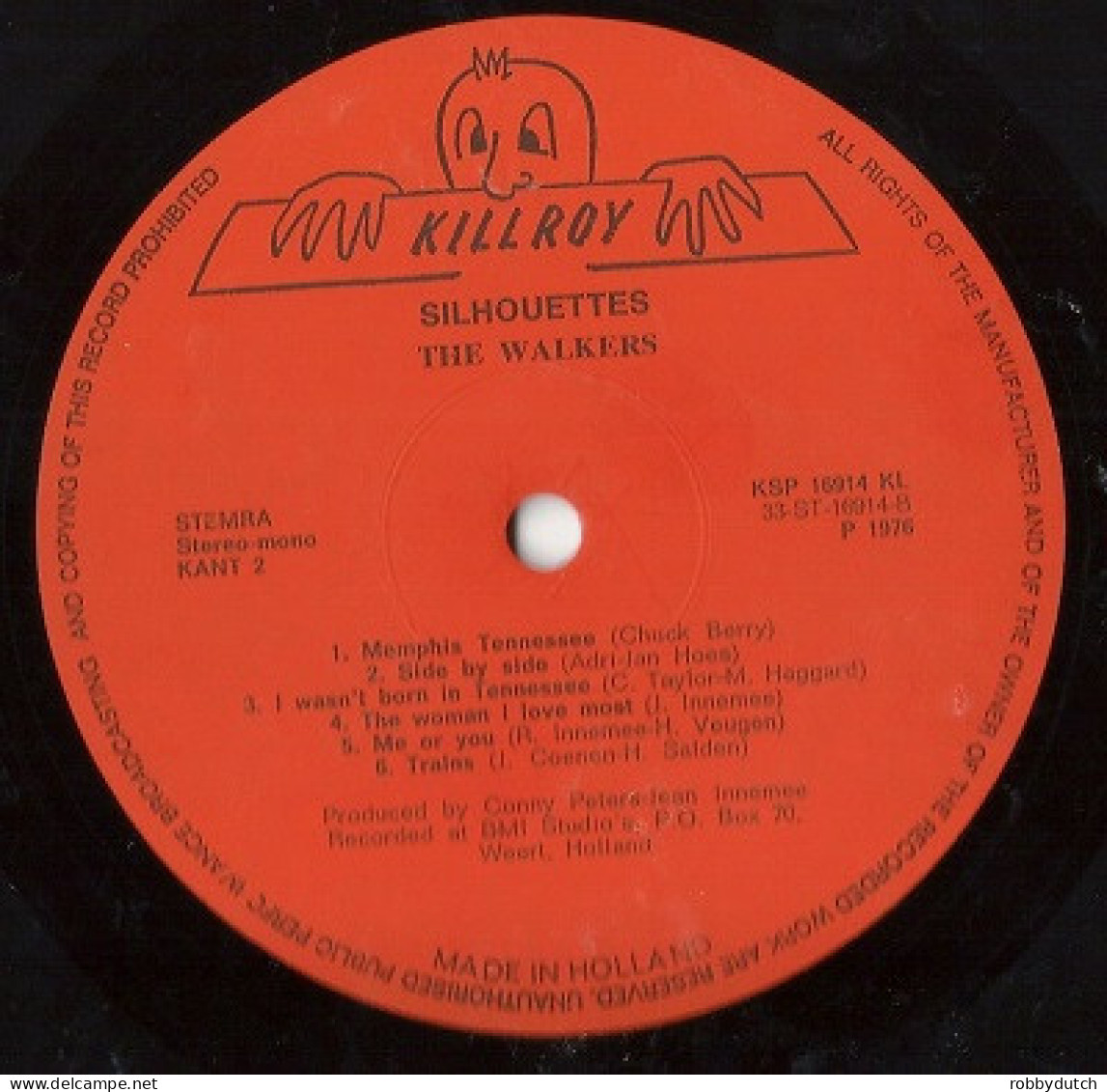 * LP *  THE WALKERS _ SILHOUETTES (Holland 1976) - Soul - R&B