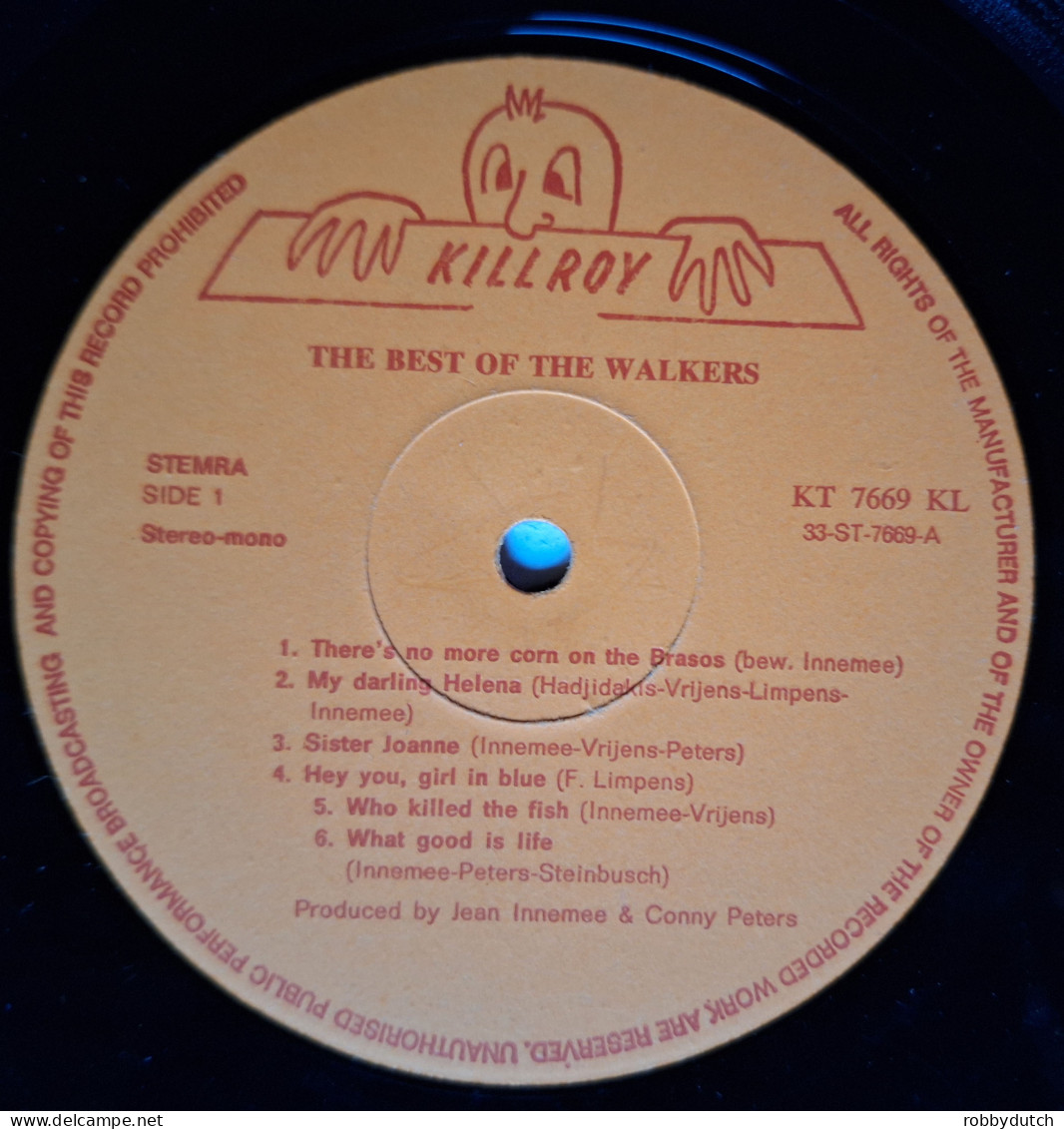 * LP *  THE WALKERS - BEST OF (Holland 1972) - Soul - R&B