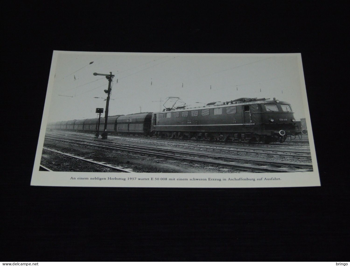 67481-    E 50 008, ASCHAFFENBURG - 1957 / Zug / Train / Tren - Genève