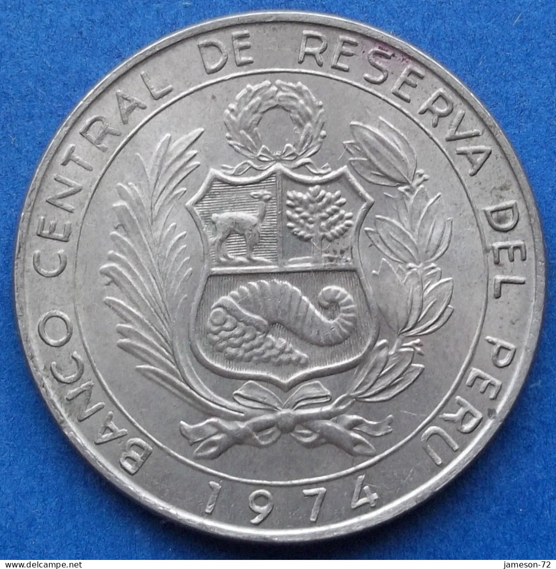 PERU - 10 Soles 1974 "Tupac Amaru" KM# 258 Decimal Coinage (1893-1986) - Edelweiss Coins - Peru