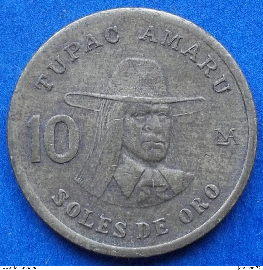 PERU - 10 Soles 1981 "Tupac Amaru" KM# 272.2 Decimal Coinage (1893-1986) - Edelweiss Coins - Pérou