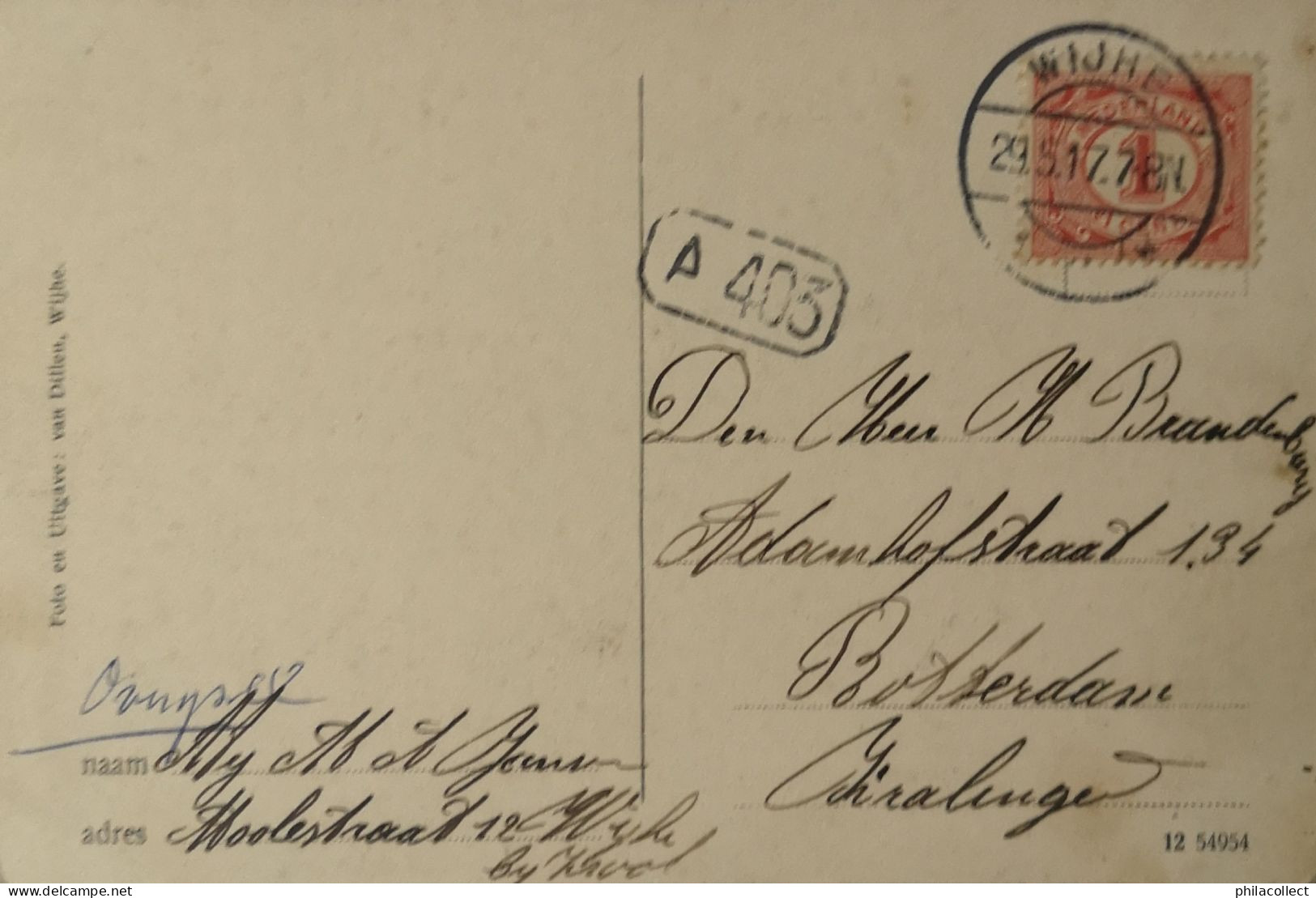 Wijhe (Ov.) Nieuwendijk 1917 - Other & Unclassified