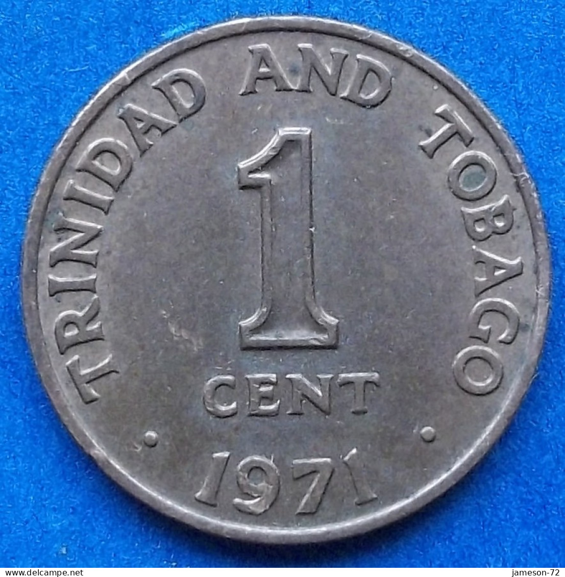 TRINIDAD & TOBAGO - 1 Cent 1971 KM# 1 British Colonial - Edelweiss Coins - Trinidad & Tobago