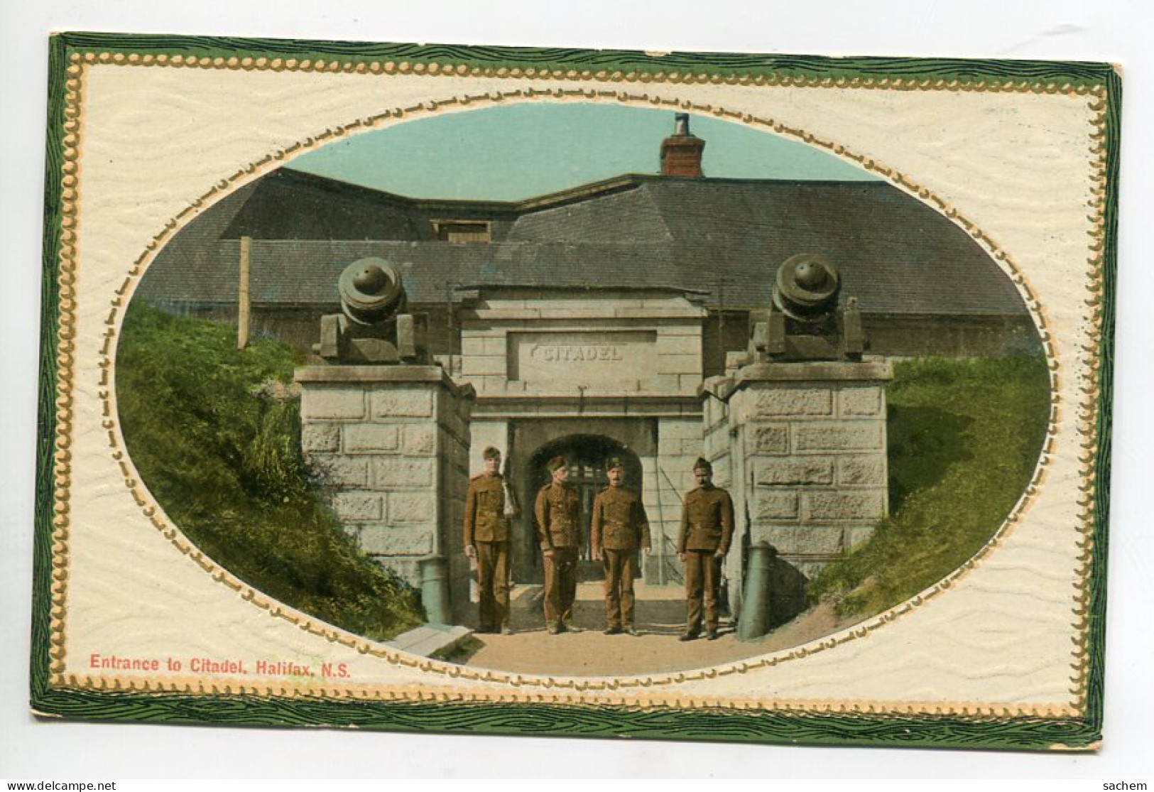 CANADA HALIFAX Militaires Entrance To Citadel  1910 écrite  The Valentines Sons   D17 2022 - Halifax