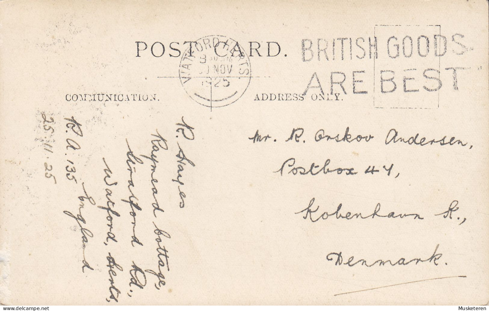 United Kingdom PPC Maximum Frontside Franked New Arches Over The Colne WATFORD 1925 Echte Real Photo (2 Scans) - Hertfordshire