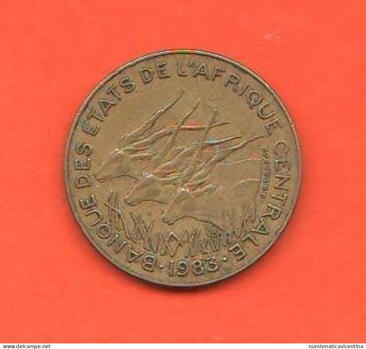 Africa Centrale 5 Francs 1983 CFA Central Africa Copper /aluminum / Nickel Coin - Zentralamerika