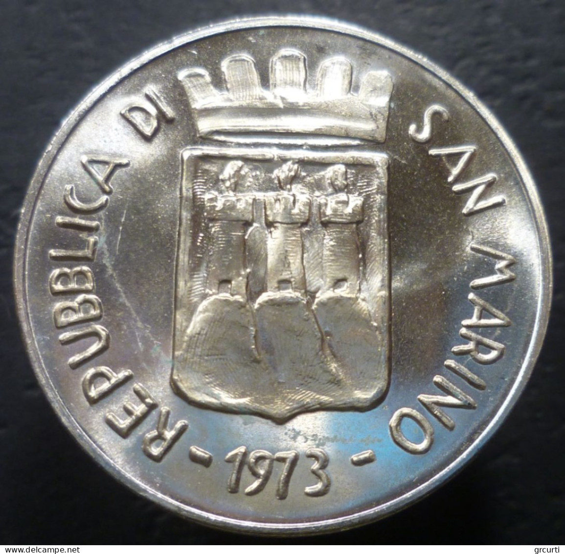 San Marino - 500 Lire 1973 - Pace - Gig. 231 - KM# 29 - San Marino