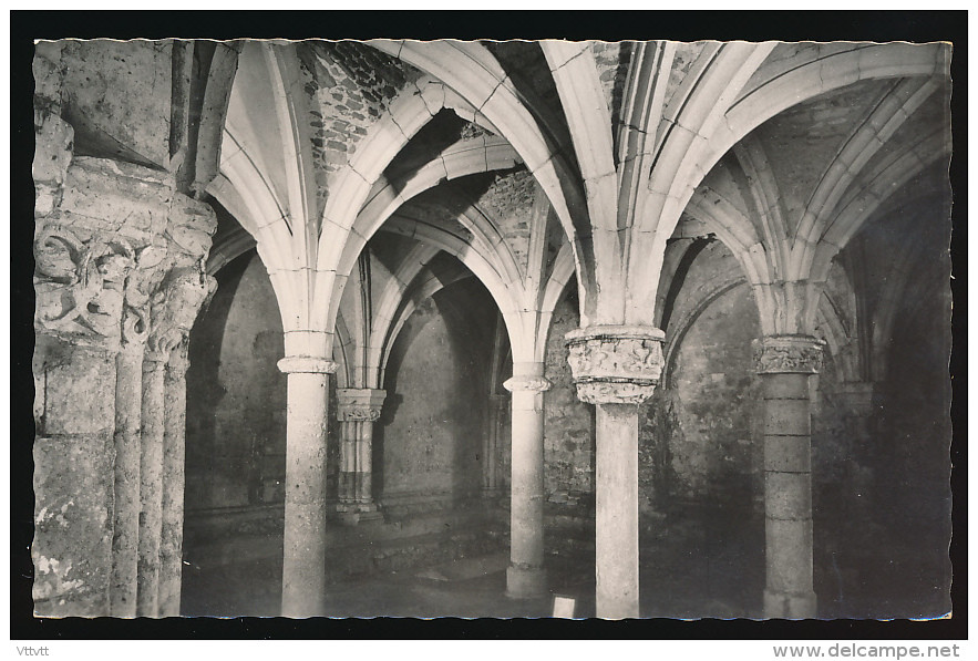 85 (VENDEE) SAINT-MICHEL-L'HERM : Abbaye, Salle Capitulaire (XIII° Et XV° Siècles),  Edit. CAP (non Circulée) - Saint Michel En L'Herm