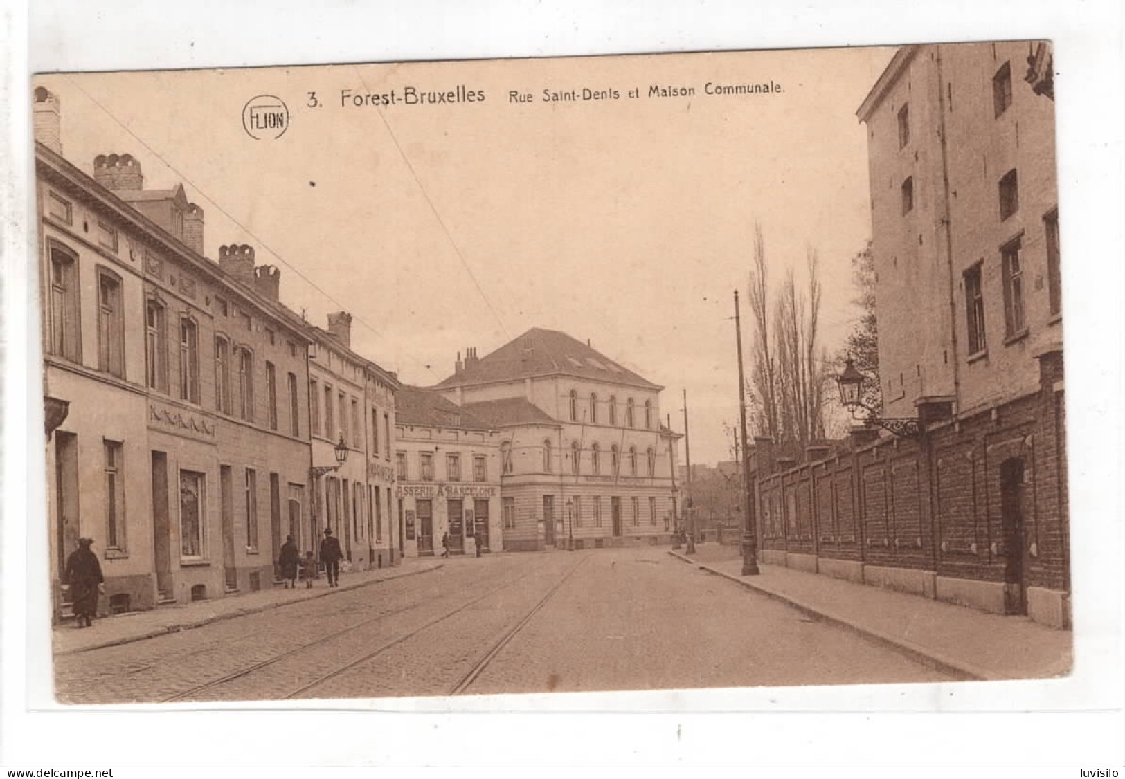 Forest Rue Saint Denis Et Maison Communale - Forest - Vorst