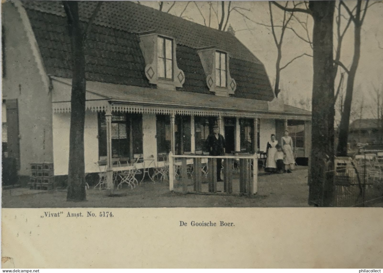 Bussum // De Gooische Boer (niet Standaard Zicht) Ca 1899 Vivat - Bussum