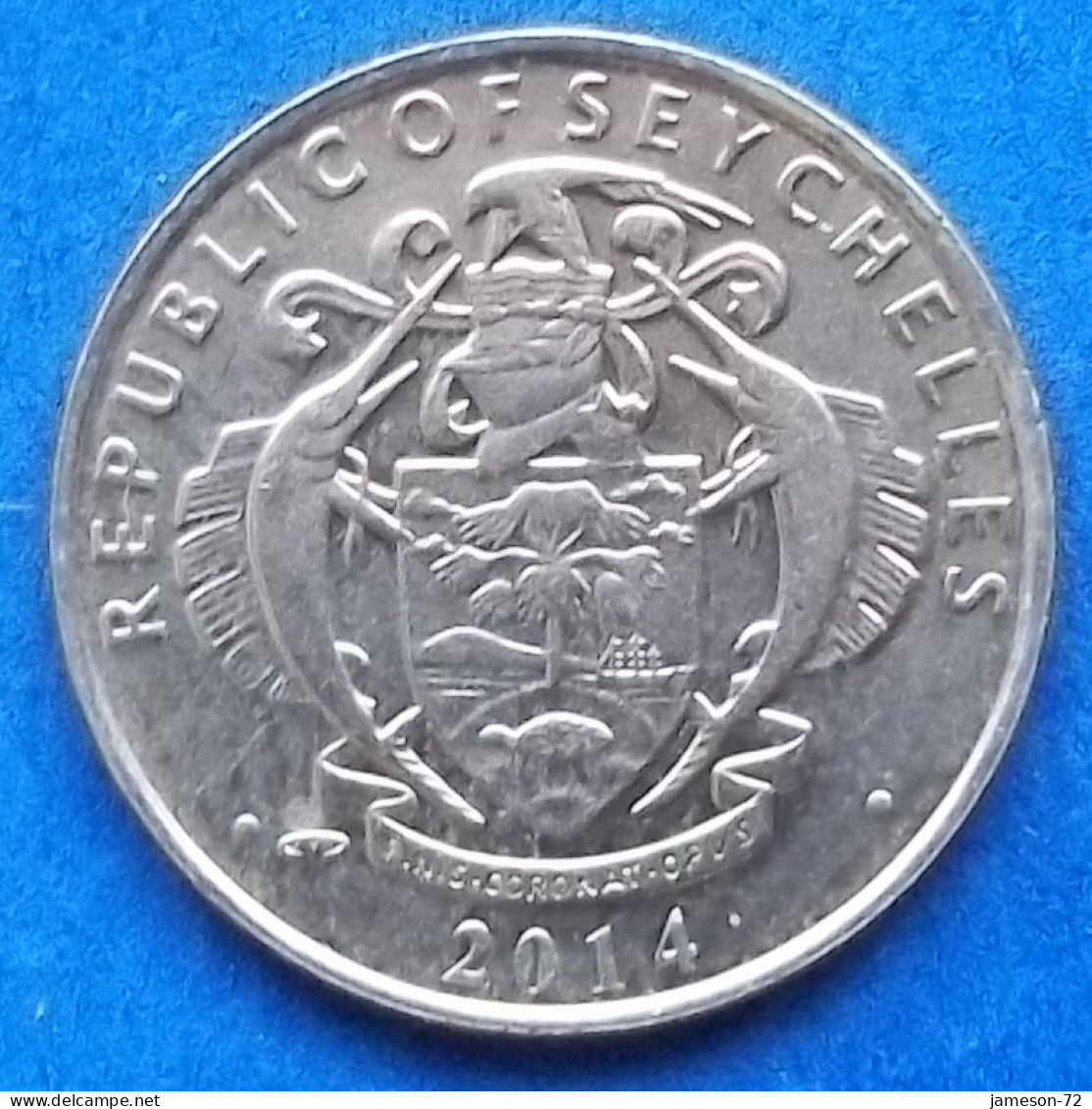 SEYCHELLES - 1 Cent 2014 "Mud Crab" KM# 46.3 Republic (1976) - Edelweiss Coins - Seychelles