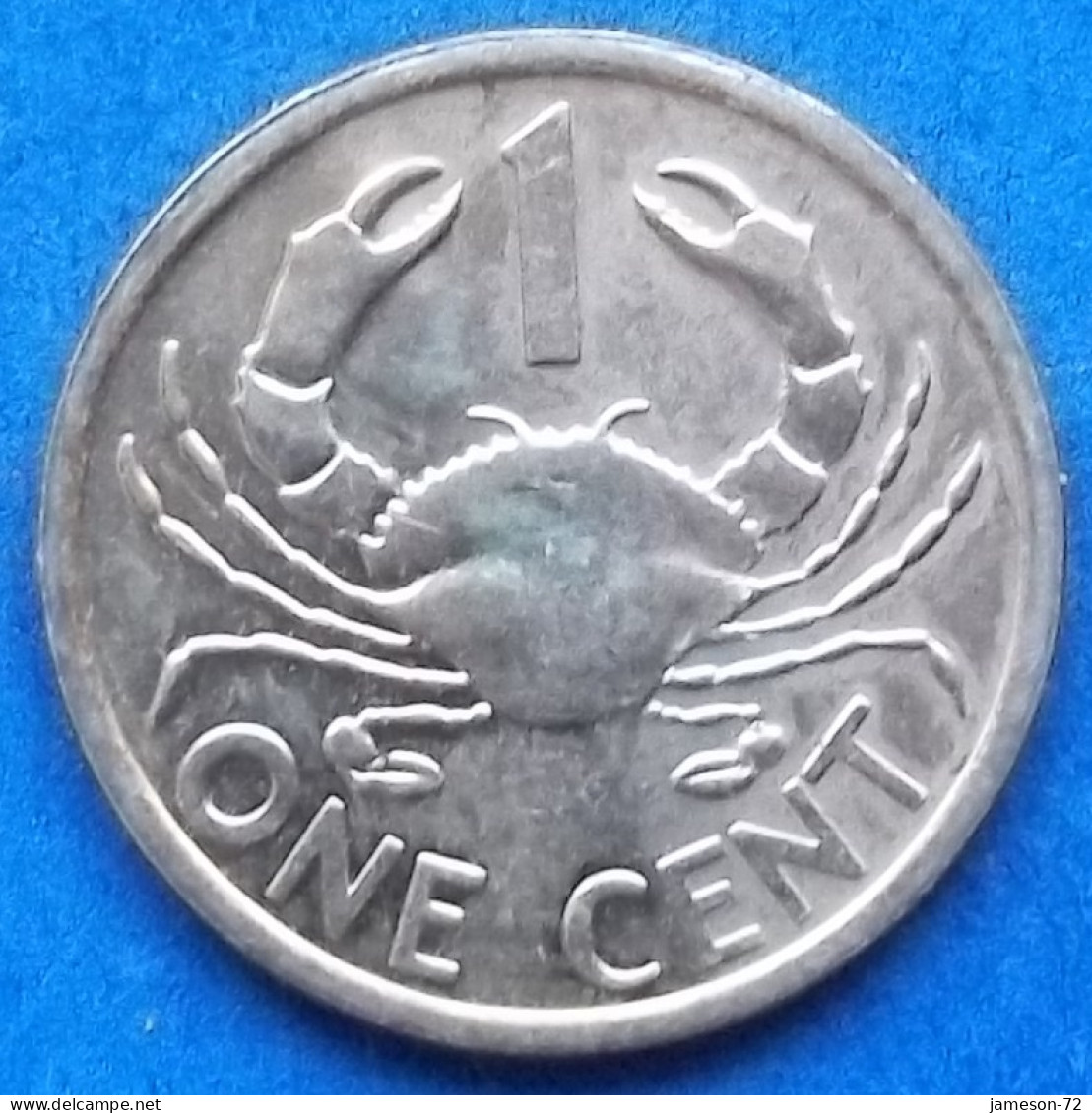 SEYCHELLES - 1 Cent 2014 "Mud Crab" KM# 46.3 Republic (1976) - Edelweiss Coins - Seychellen