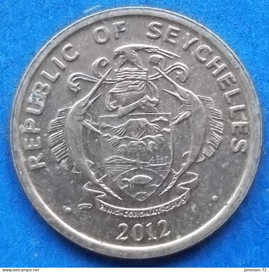 SEYCHELLES - 5 Cents 2012 "Tapioca Plant" KM# 47a Republic (1976) - Edelweiss Coins - Seychellen