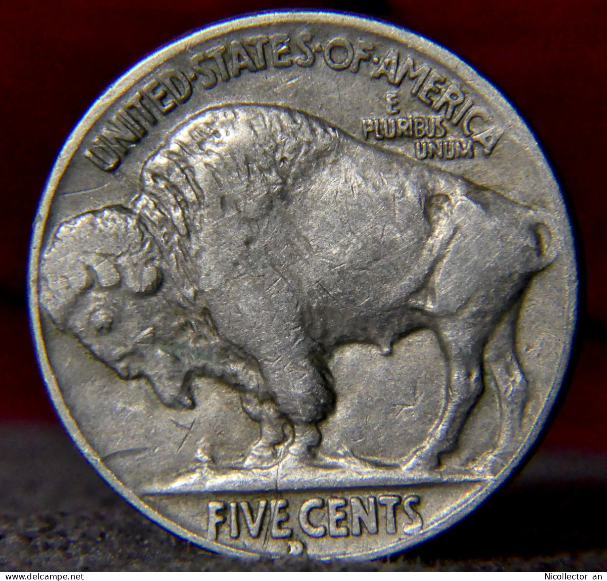 USA 5 Cents 1929-D *AU* Buffalo Nickel Coin (8,370,000 Mintages) - 1913-1938: Buffalo