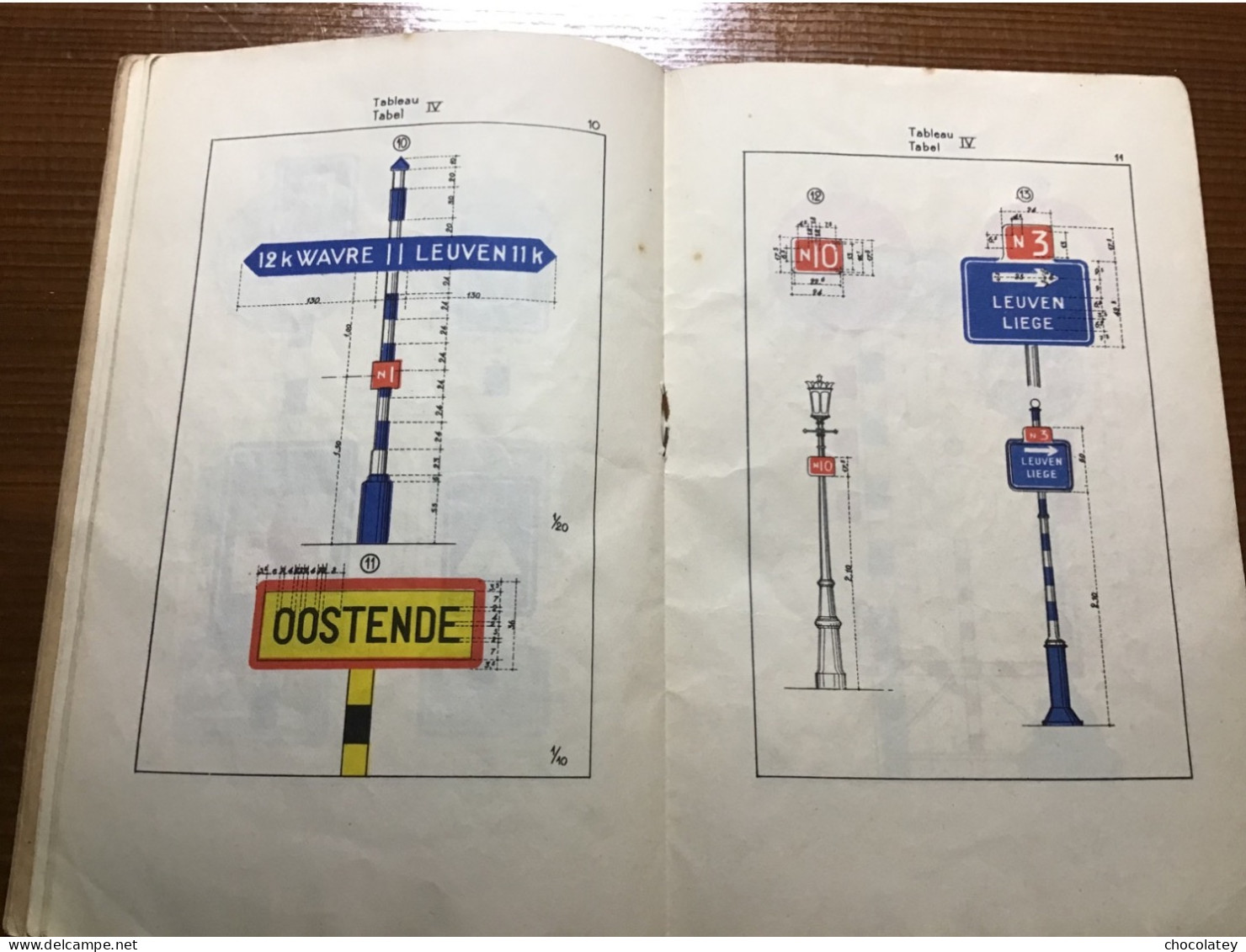 Wegcode 1934 Leuven Oostende - Pratique