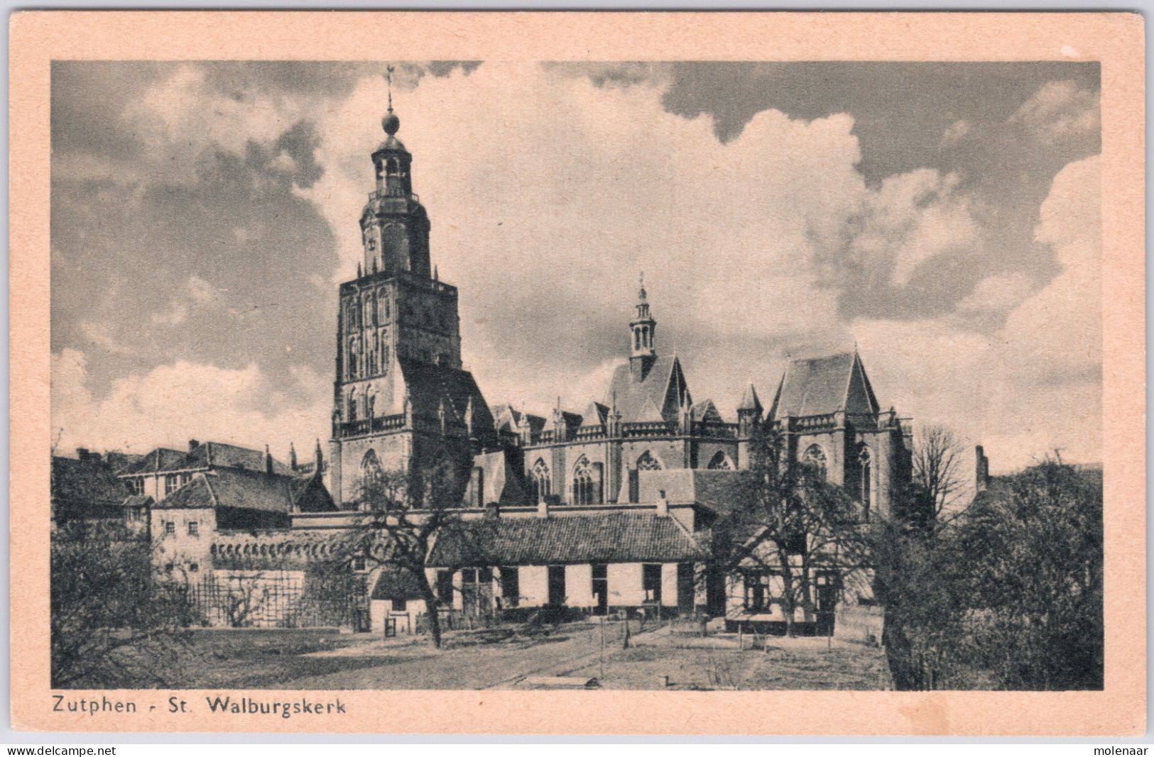 Postkaarten > Europa > Nederland > Gelderland > Zutphen Walburgkerk Ongebruikt (12496) - Zutphen