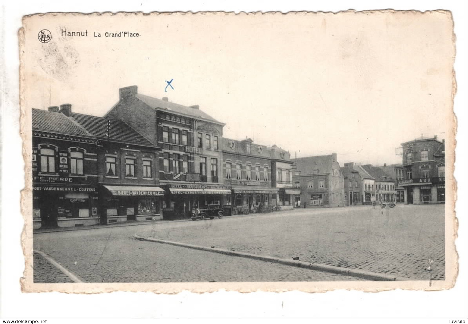 Hannut La Grand'Place ( Publicité Bières Wielemans ) - Hannuit