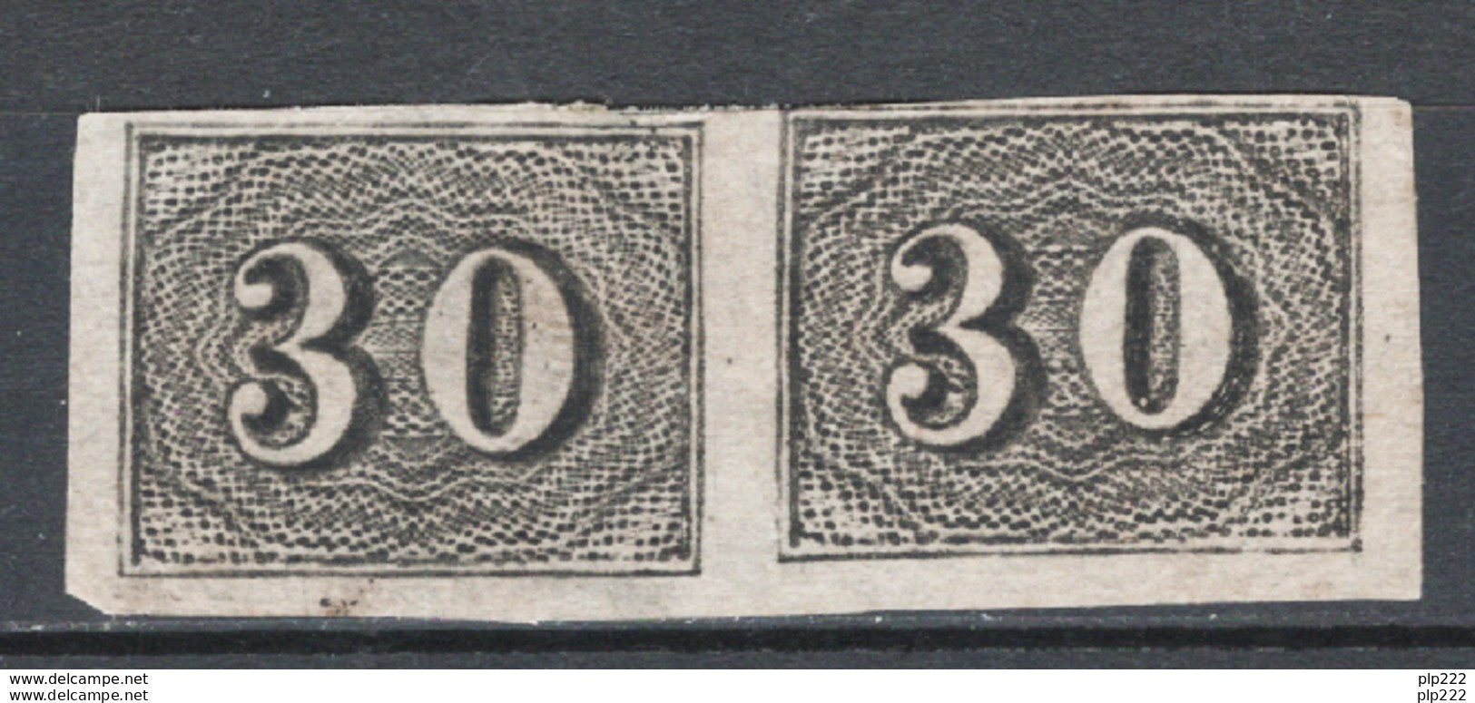Brasile 1850 Y.T.13 Coppia/pair (*)/MNG VF/F - Used Stamps