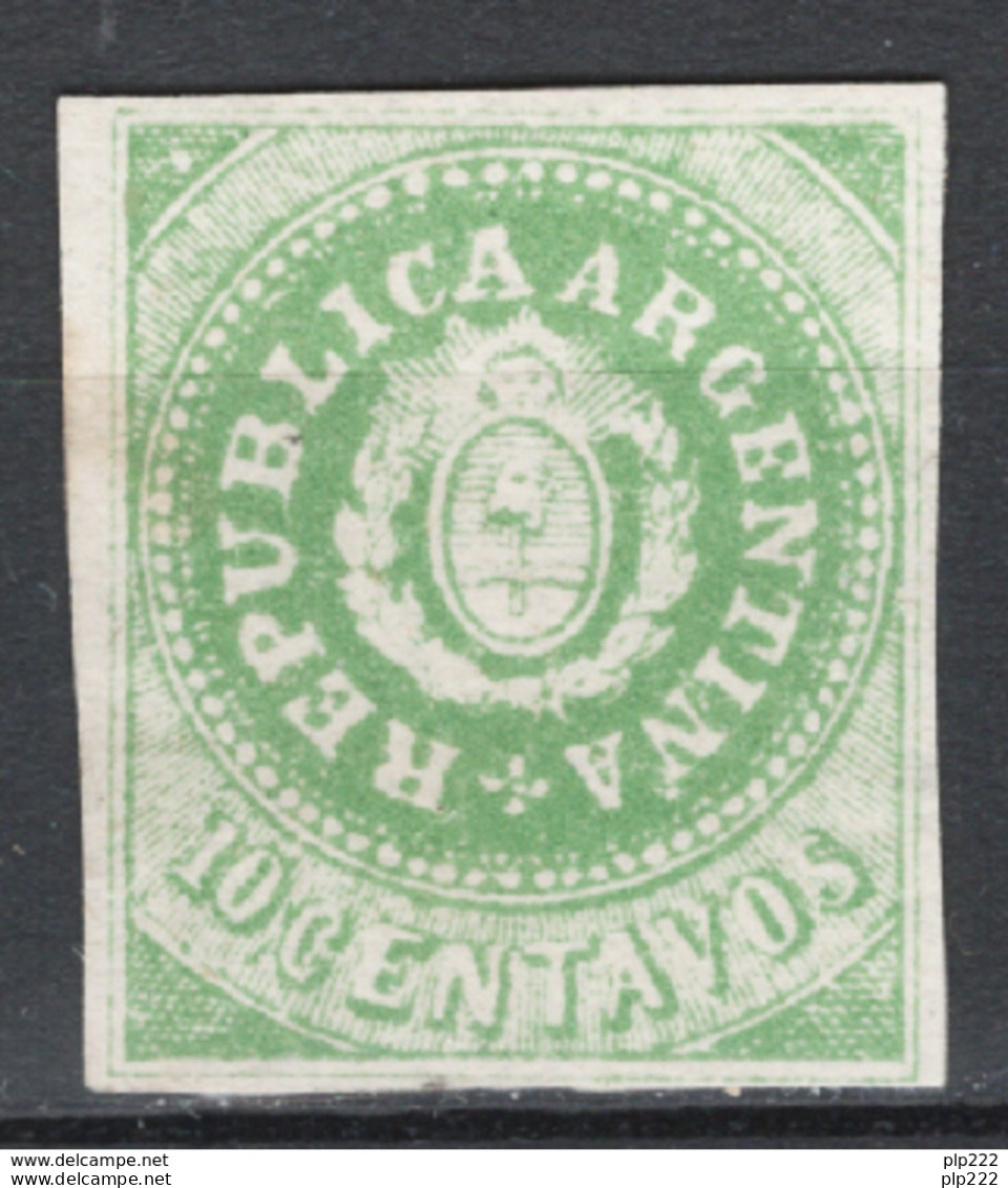 Argentina 1862 Y.T.6 (*)/MNG VF/F - Nuevos