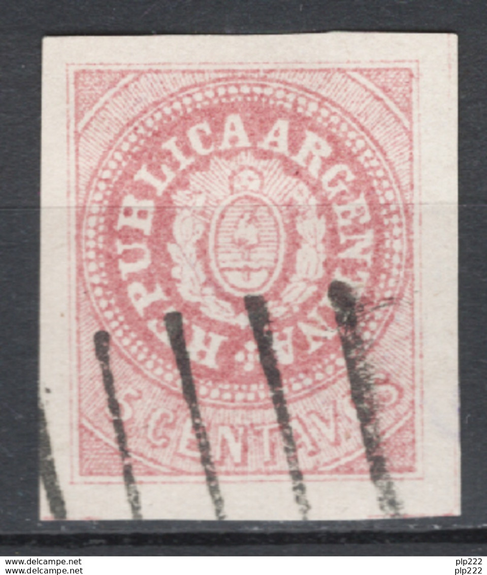 Argentina 1862 Y.T.5 O/Used VF/F - Nuevos