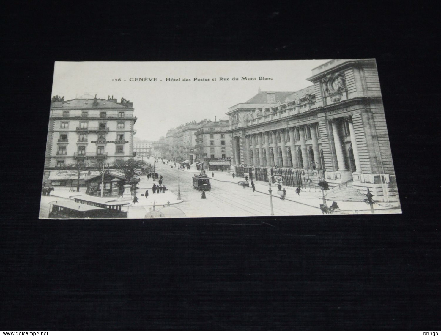 67489-     GENÈVE, HOTEL DES POSTES ET RUE DU MONT BLANC - Genève